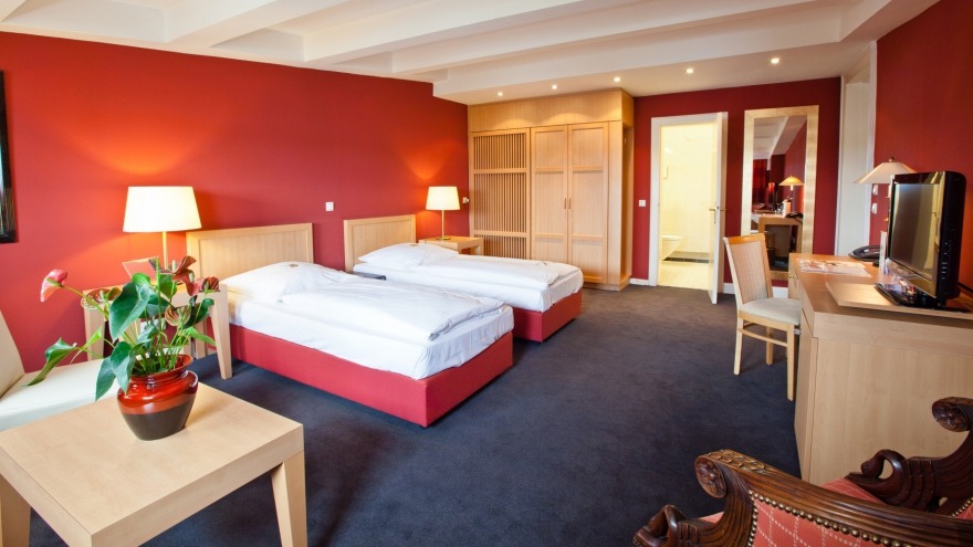 Premium Doppelzimmer im Stammhaus mit TWIN Betten Premium Doppelzimmer Hotel Bellevue Hamburg